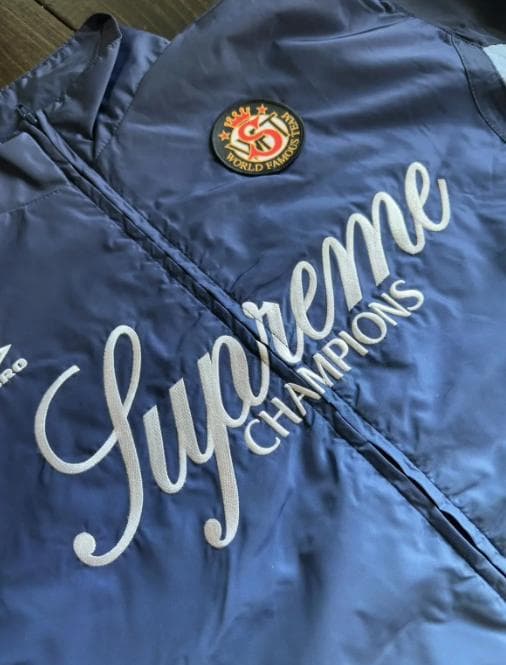 断捨離 Supreme Reflective Piping Pullover S