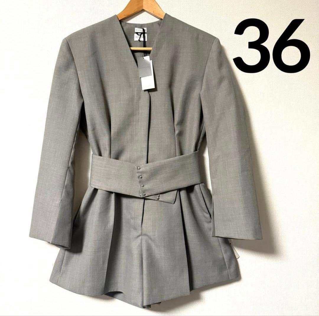 新品未使用タグ付 COLUMN コラム ミニオールインワン ロンパース 36