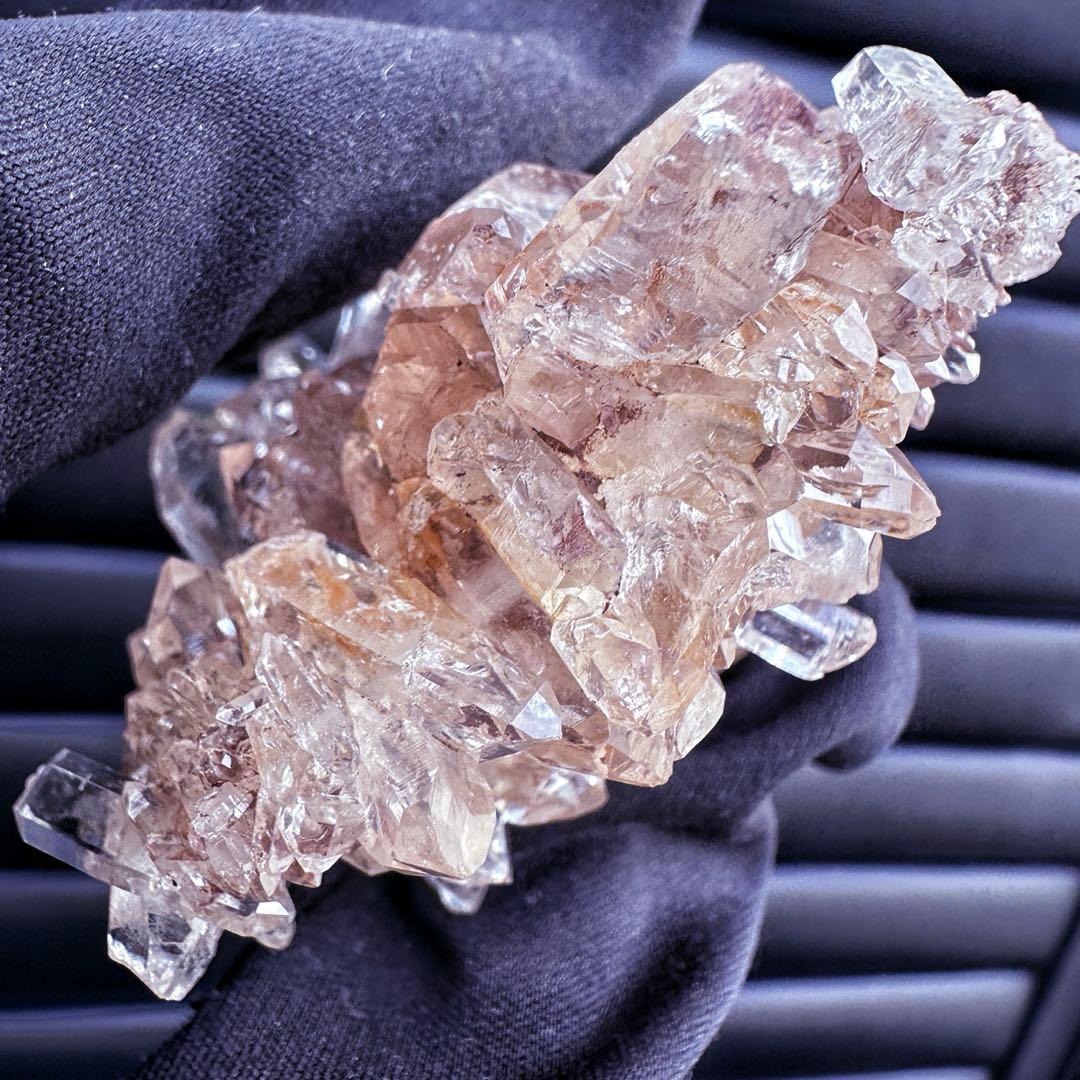 爆レア❗️高透明度❗️キラキラ♡ピンクレムリアンクォーツクラスター水晶A1542