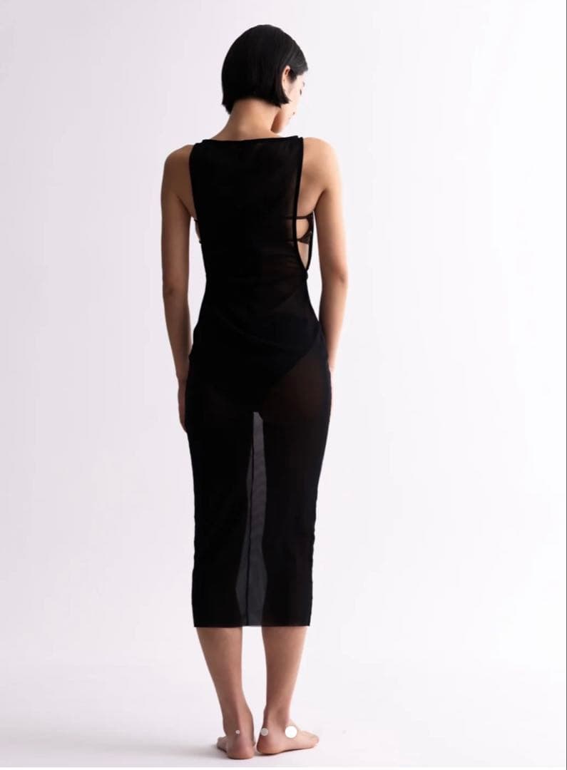 【試着のみタグ付き】sisandi SERENADE DRESS ブラック1T