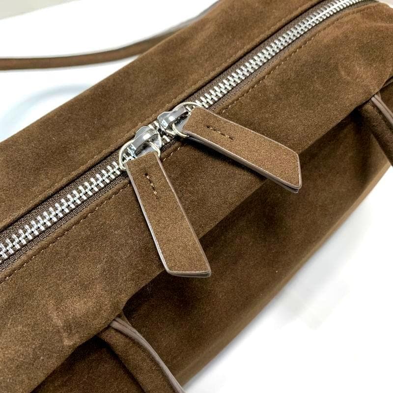 anuke アンヌーク Ecoleather Boston Bag ブラウン