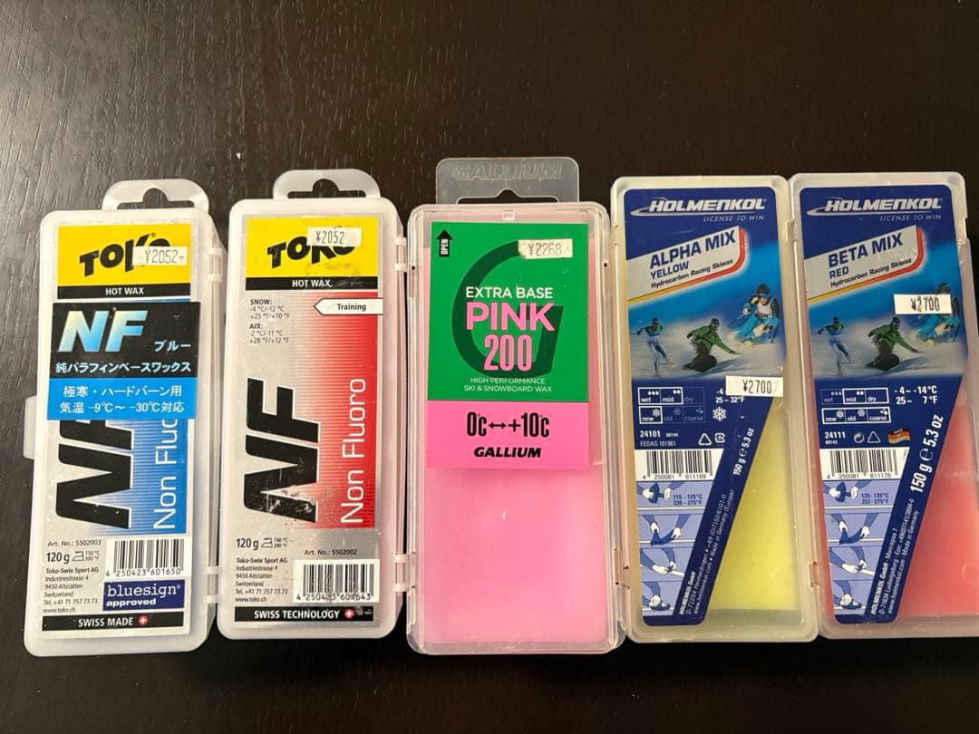 スキー、スノーボード　ワックスセット