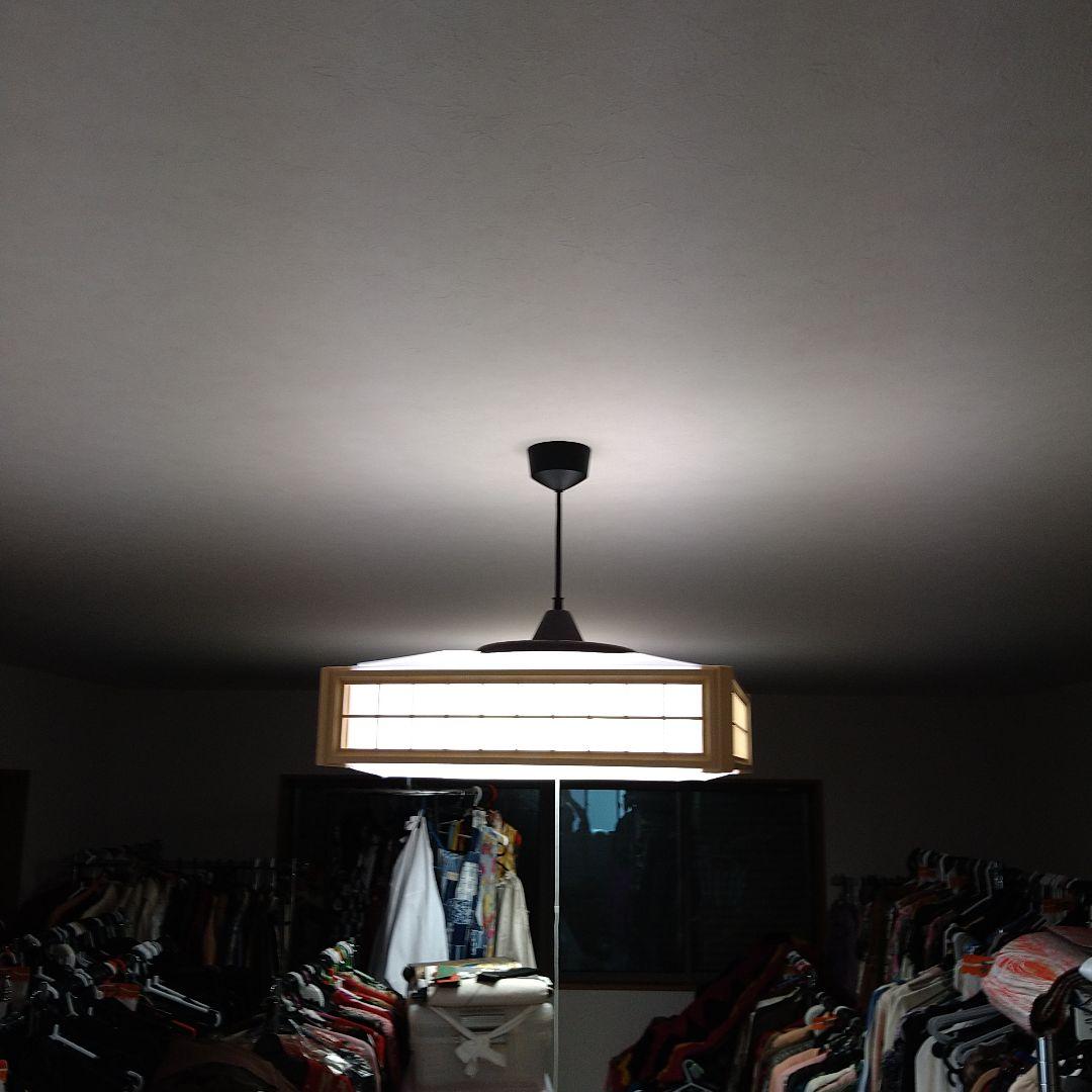 ナショナル　和室照明具　傘付き照明　蛍光灯　プラ製　2個セット