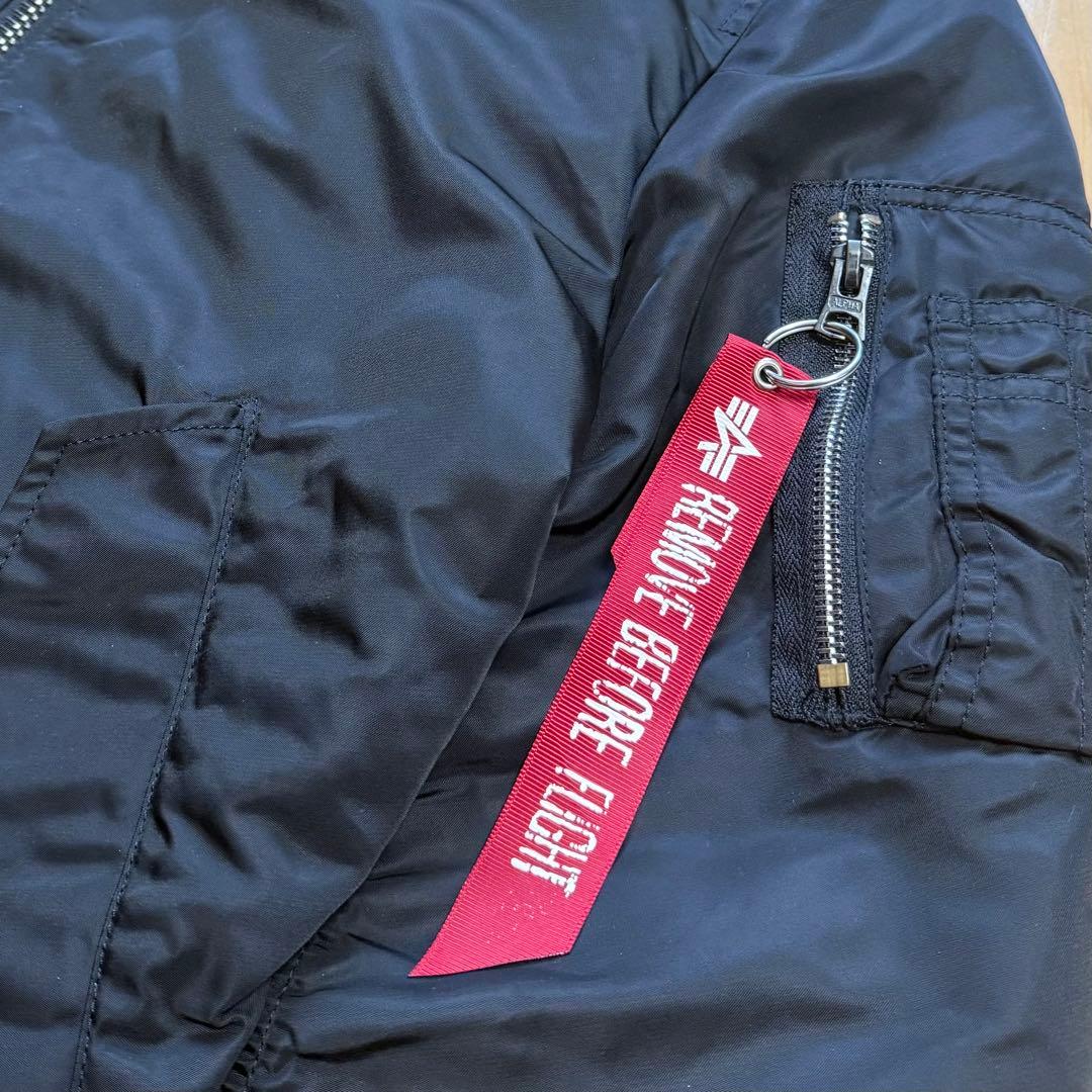 アルファma1 ジャケット フライトジャケット ブラック M