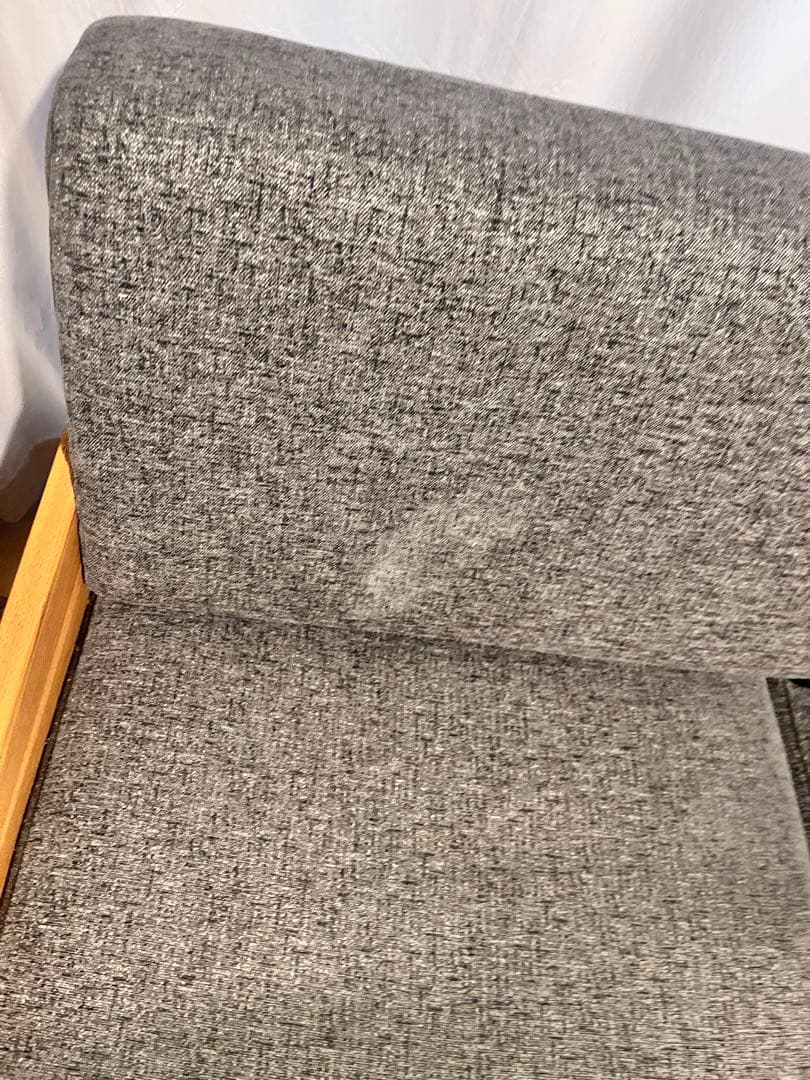 モダン木製フレーム 2人掛けソファ