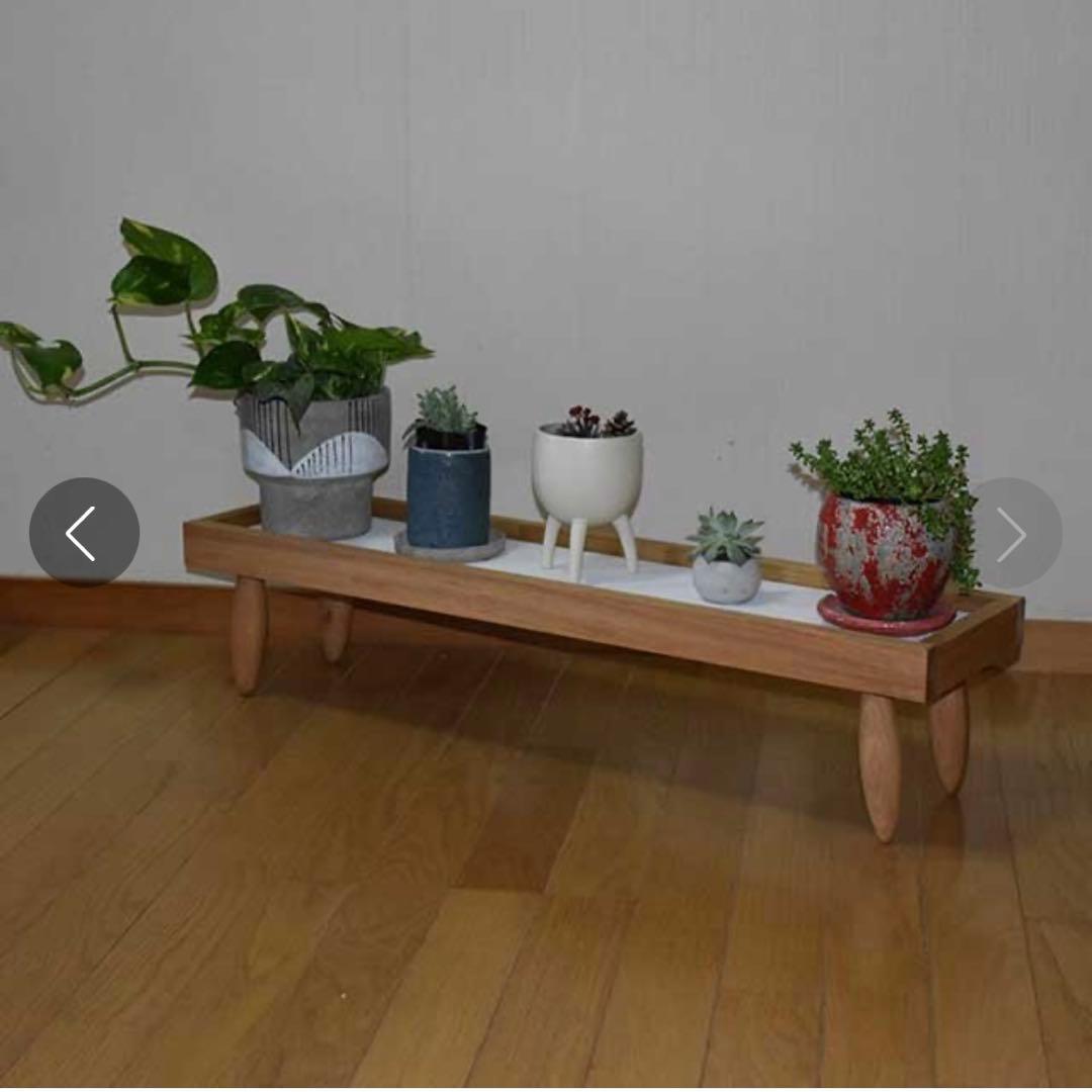 ボタニカルラック（観葉植物&多肉植物用） タモ材使用