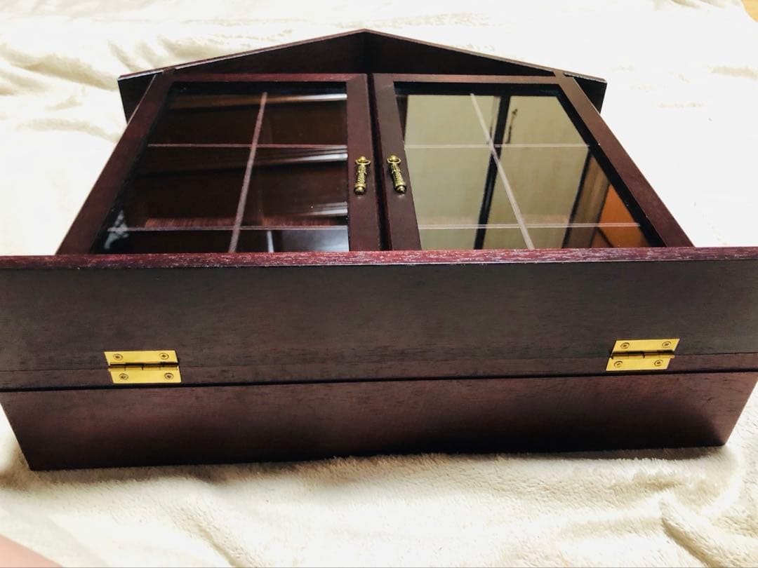 木製　インテリア　コレクションケース　飾り棚