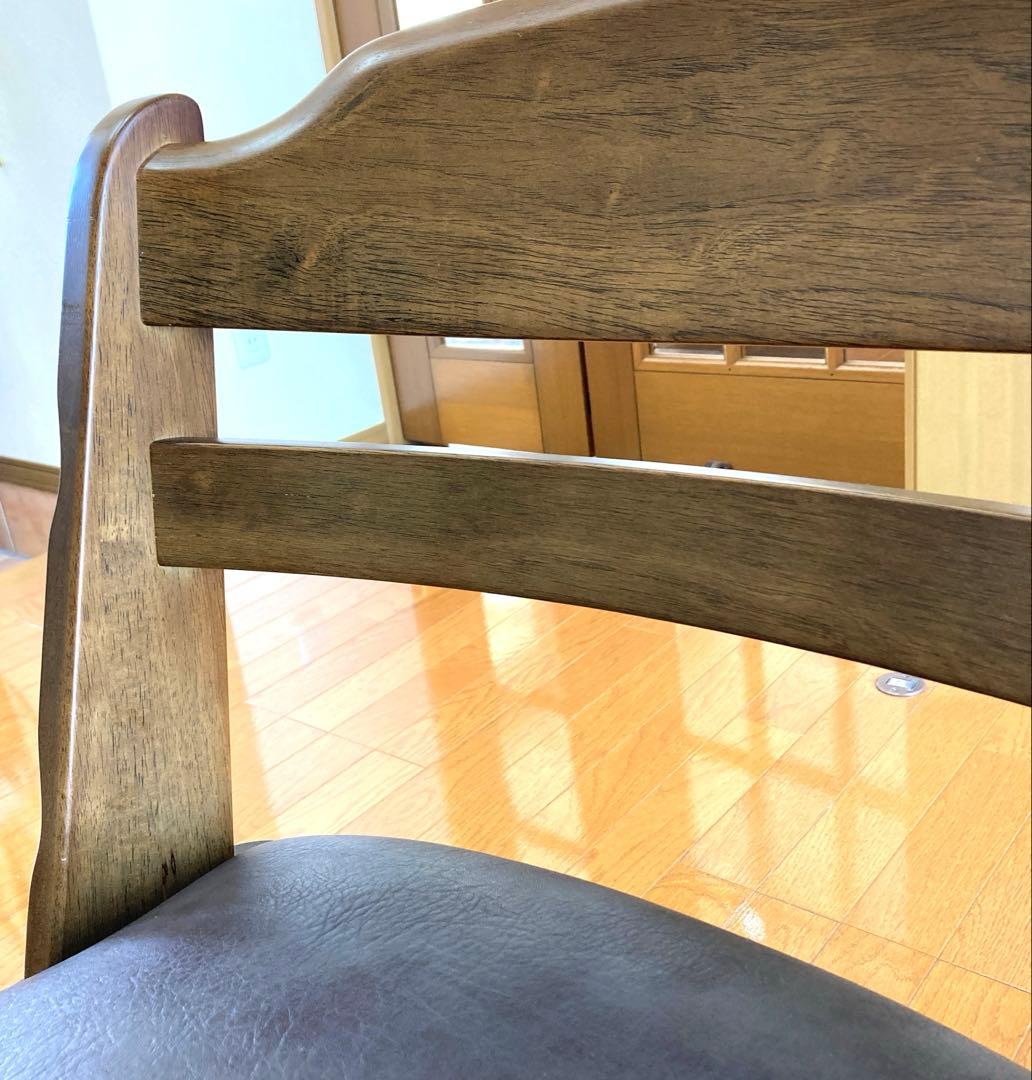 HIRATA 木製座椅子 ロータイプ1人掛け回転椅子