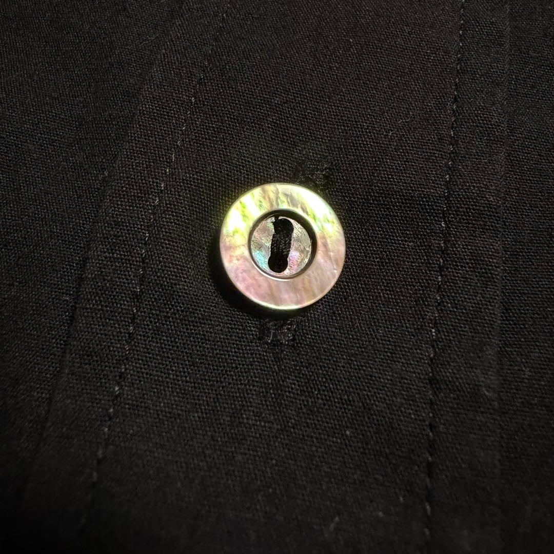 ★激レア ピンホールスカルシャツ 06AW Noir期 ナンバーナイン　ドクロ