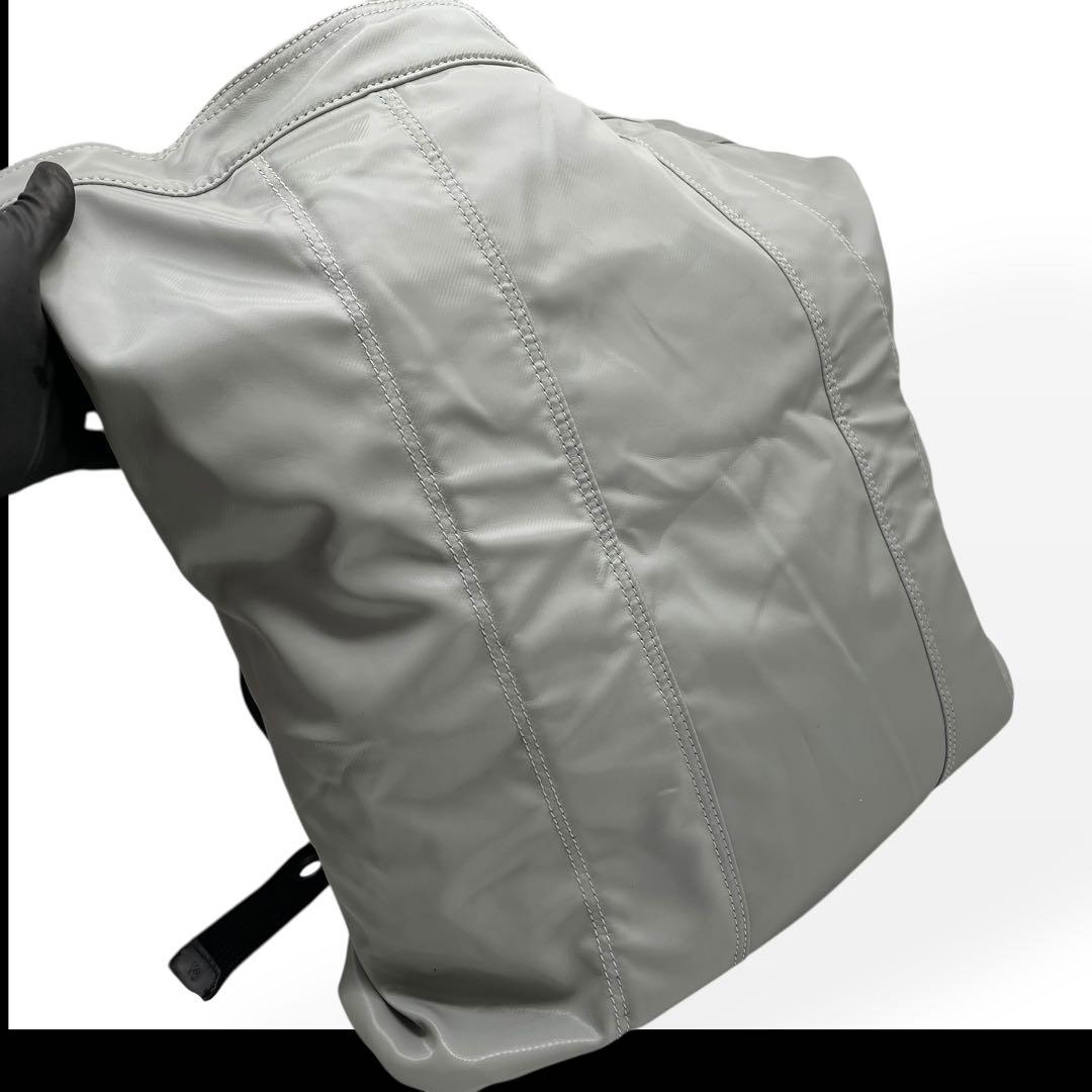 美品　Y-3　ワイスリー　UT TOTE　トートバッグ　特大サイズ　ライトグレー