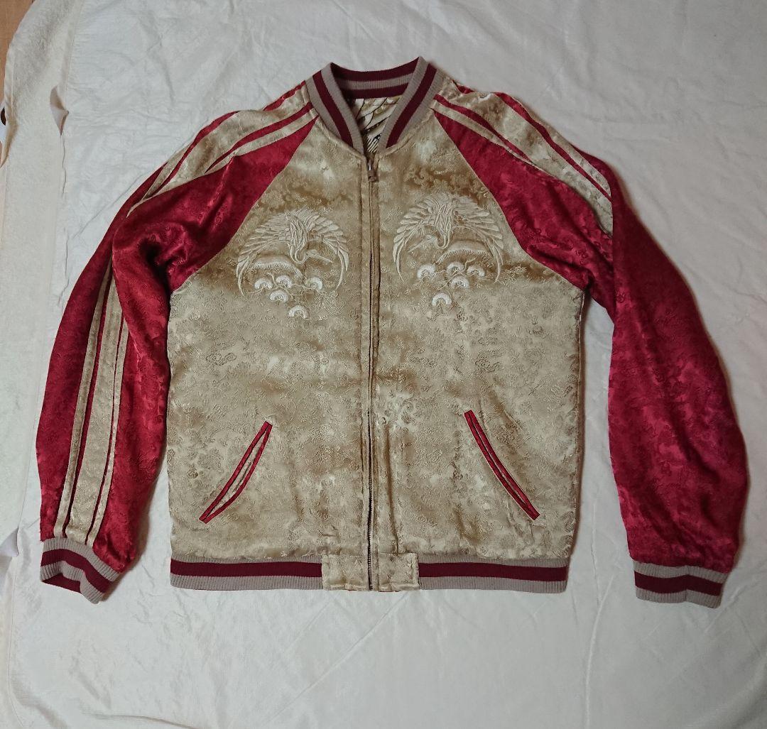 雅。花旅楽団 鳳凰柄 スカジャン