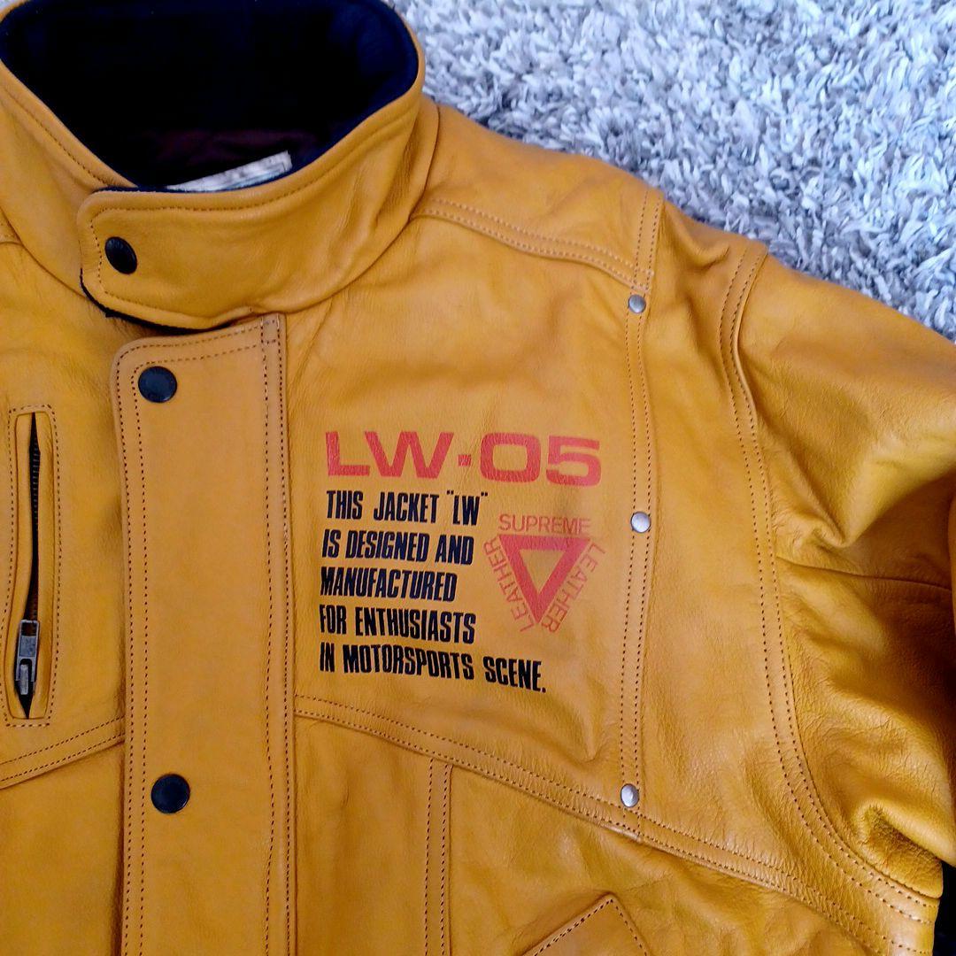 【希少】THE BIKE Daito オールレザーライダース イエロー Lサイズ