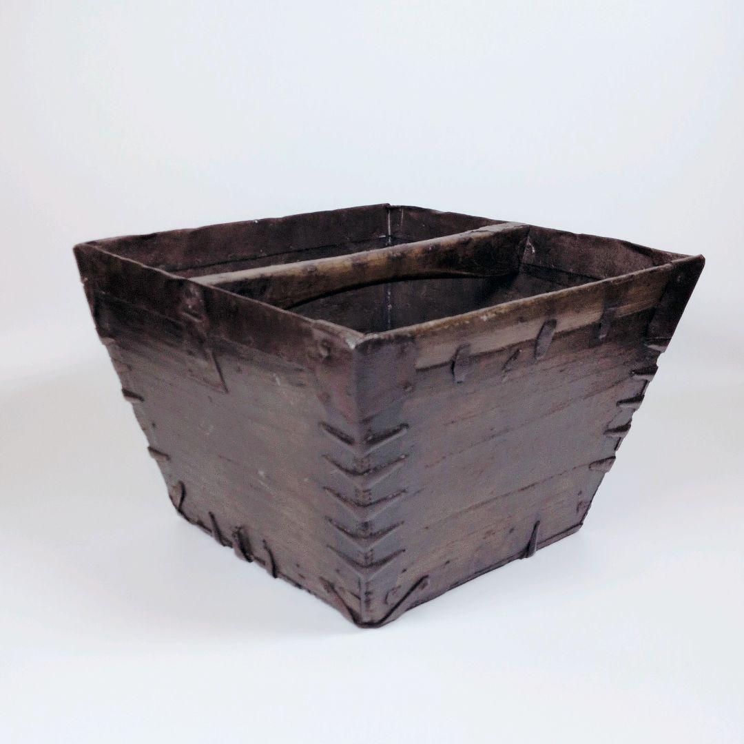 【希少】李朝時代 木桶 蟻組み 木工 古民藝 アンティーク