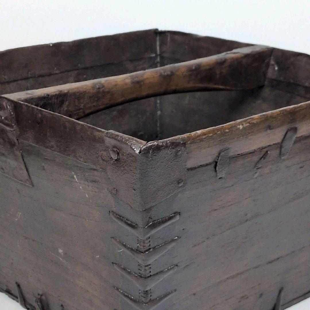 【希少】李朝時代 木桶 蟻組み 木工 古民藝 アンティーク