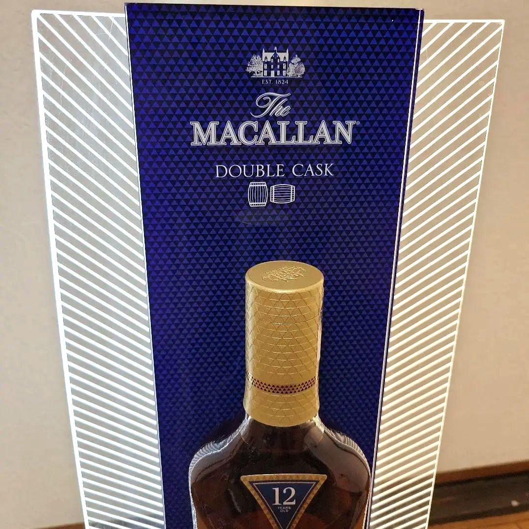 非売品 ザ マッカラン12年 ダブルカスク LED ディスプレイ ボトルスタンド