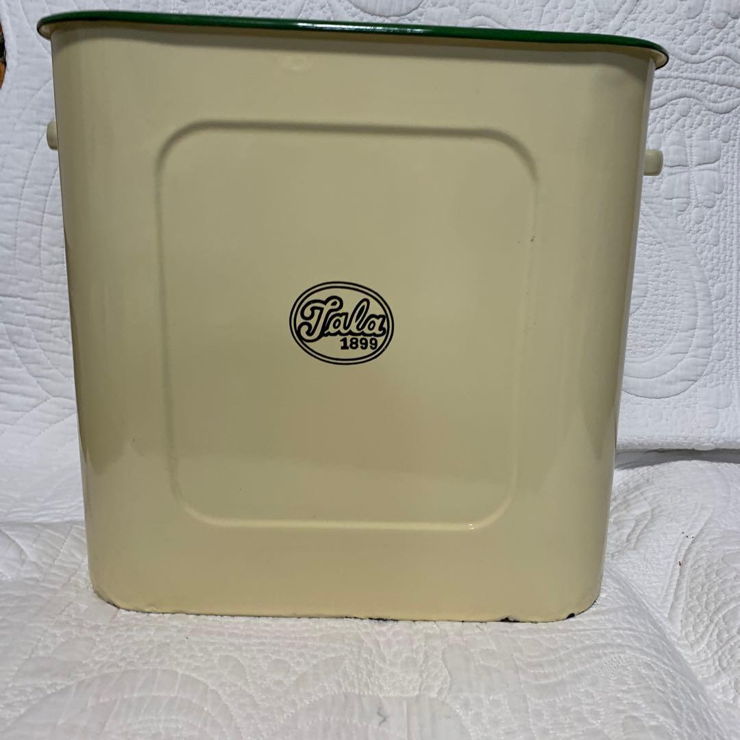 ホーローブレッド缶　カントリー　アンティーク　イマン　倉敷意匠