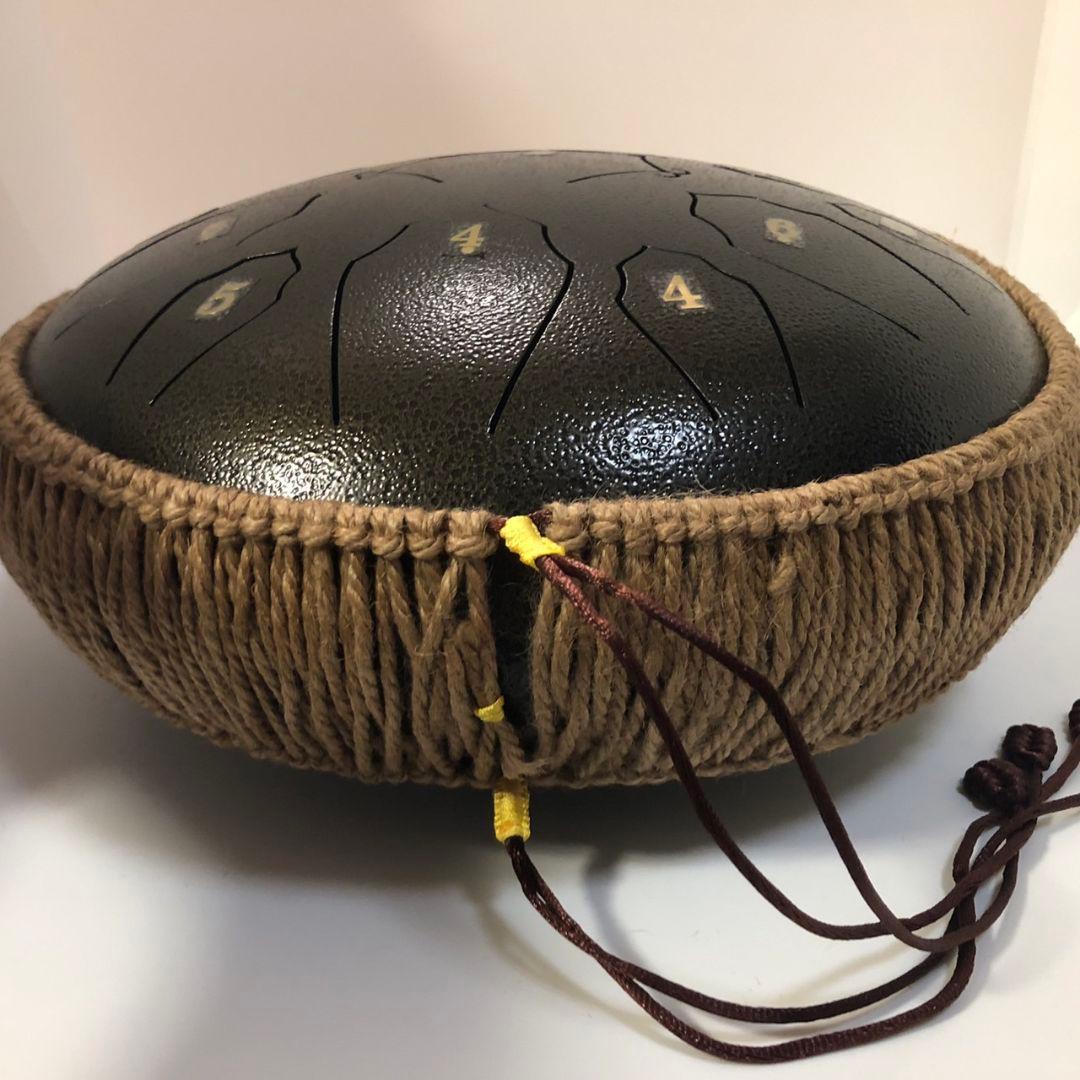 スチールタングドラム　31cm 15音　アンティークブロンズ