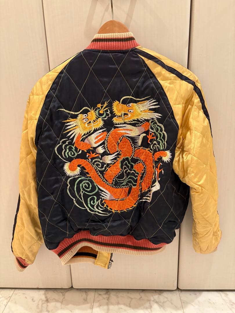 CABCLOTHING スカジャン キャブクロージング キルティング 龍 虎 鷹