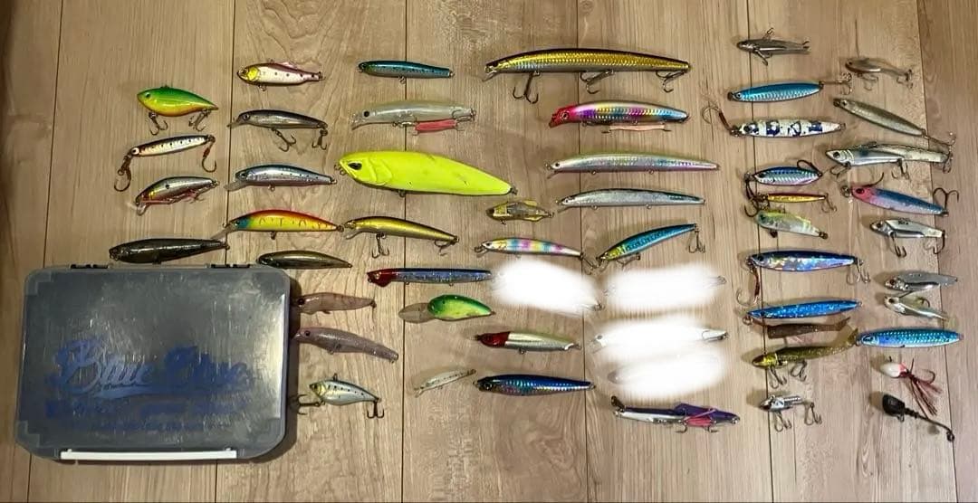 MY シーバスルアー　まとめ 50個以上セット　ブルーブルーボックス　アイマなど