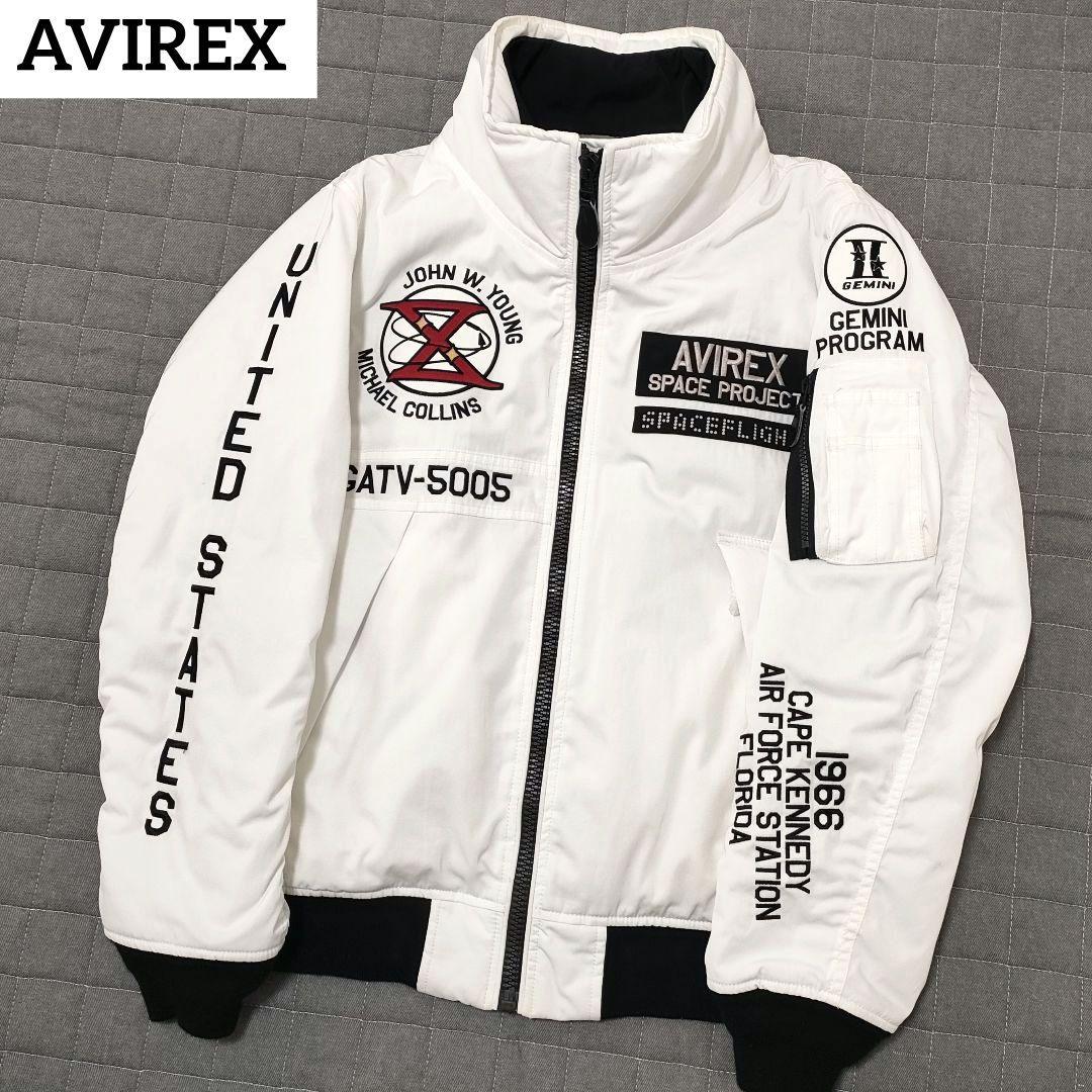 AVIREX　フライトジャケット　GT-10　SPACE WALK　ホワイト　L