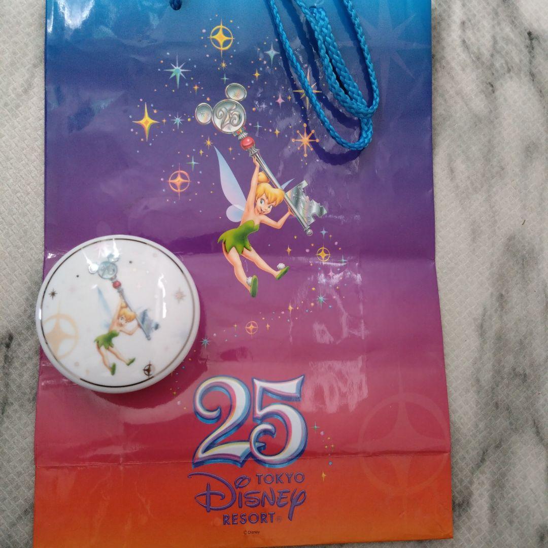 非売品　DISNEY　25周年　ティンカーベル　ケース　アクセサリー　小物入れ