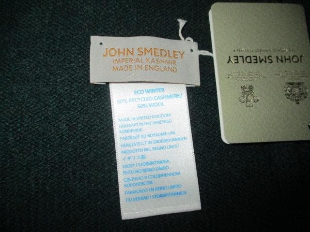 JOHN SMEDLEY　カシミア　ジョンスメドレー　マフラー　未使用品
