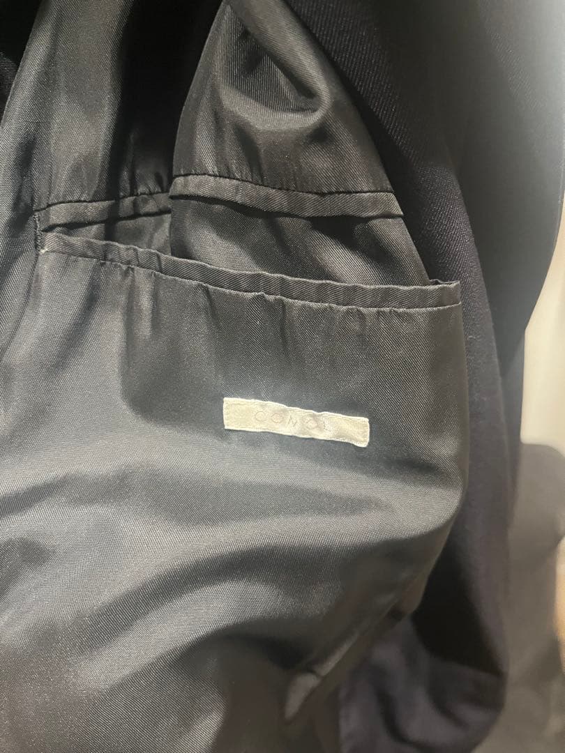 ジャケット・アウター Comoli WOOLGABARDINE DOUBLE BREASTEDCOAT