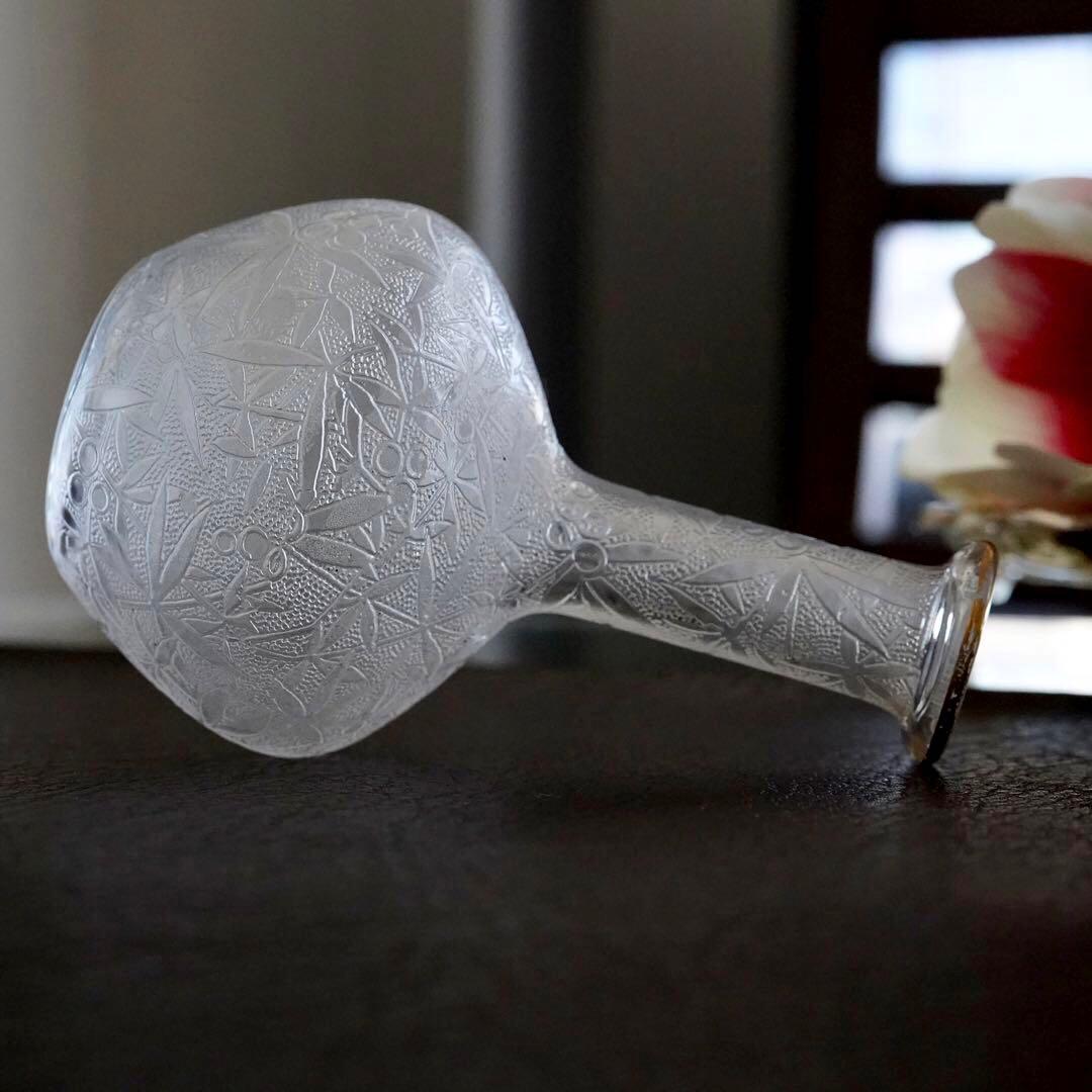 極希少★オールドバカラBACCARAT★24金彩★アシッドエッチング デカンタS