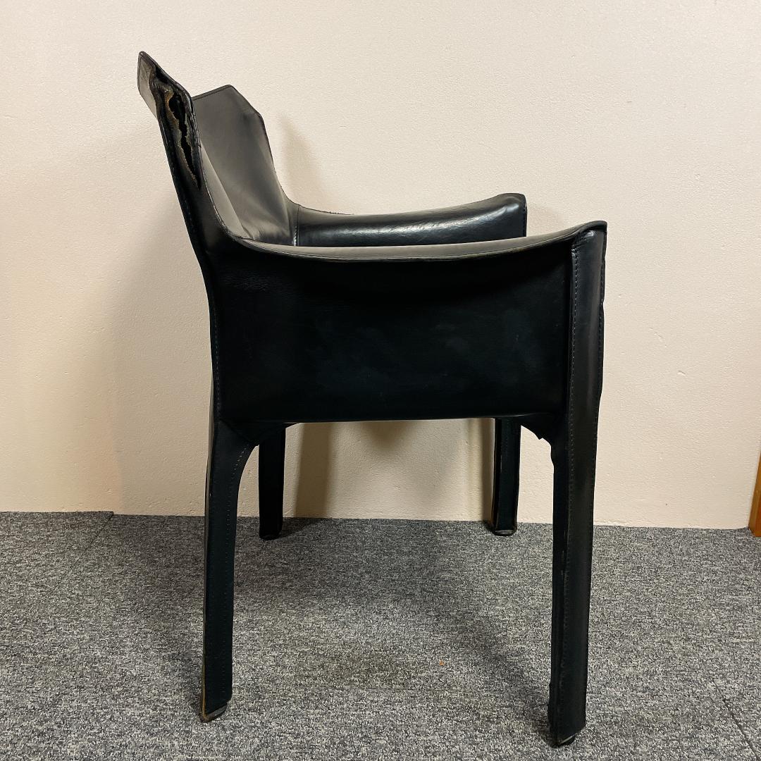 希少　名作　Cassina　カッシーナ 413 CAB　ブラック