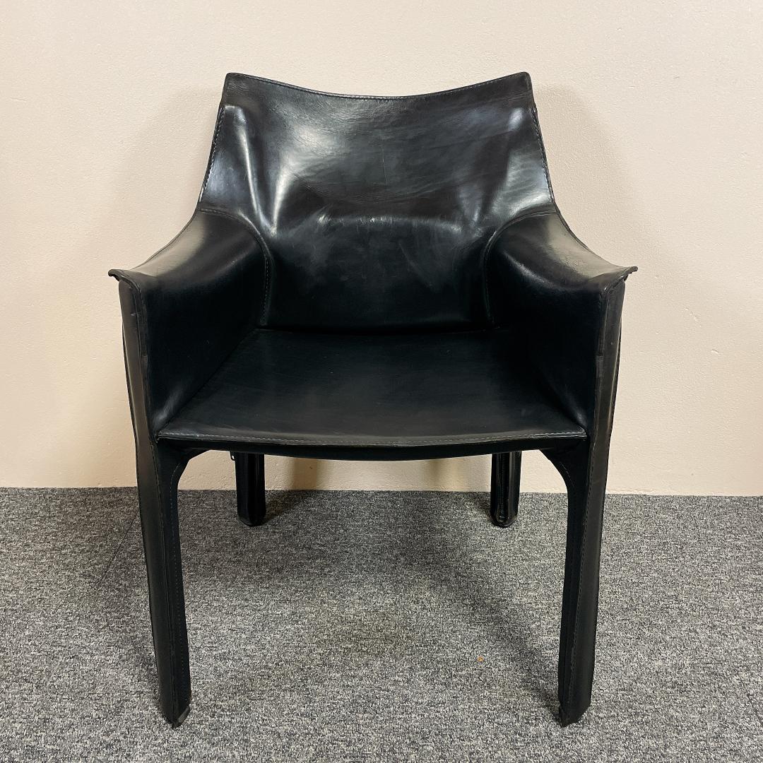 希少　名作　Cassina　カッシーナ 413 CAB　ブラック