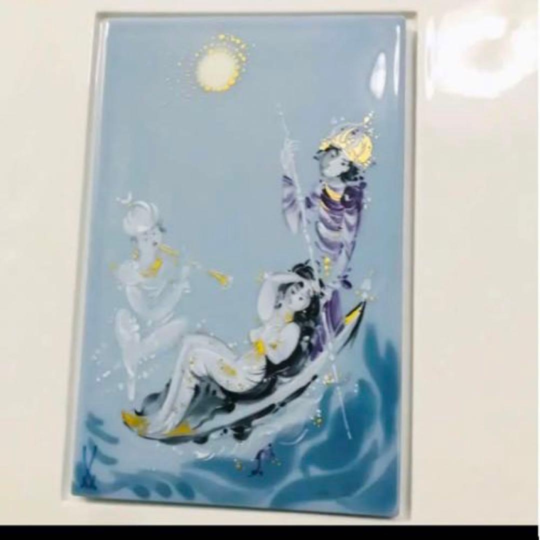 マイセン　アラビアンナイト　大型陶板　プラーク