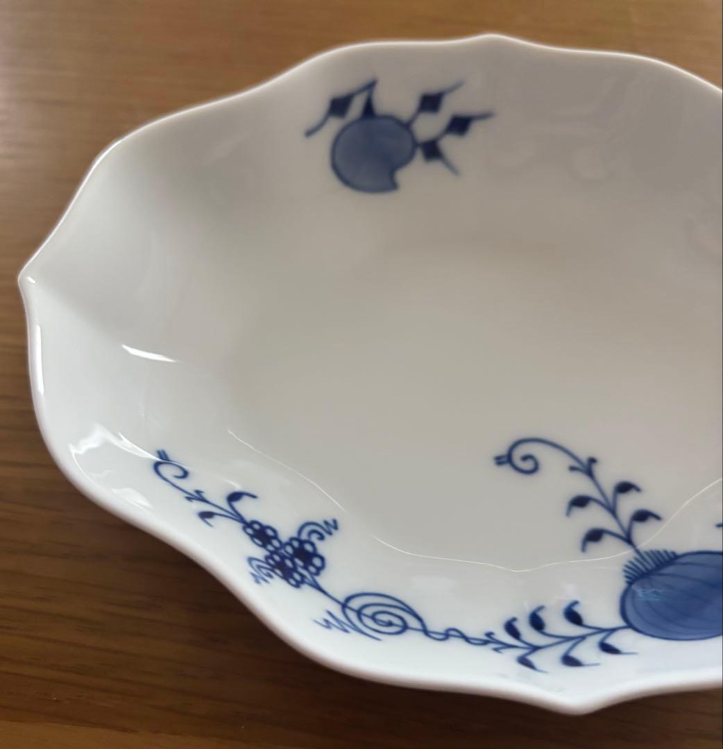 レアアイテム　マイセン　ブルーオニオンスタイルのひし形プレート