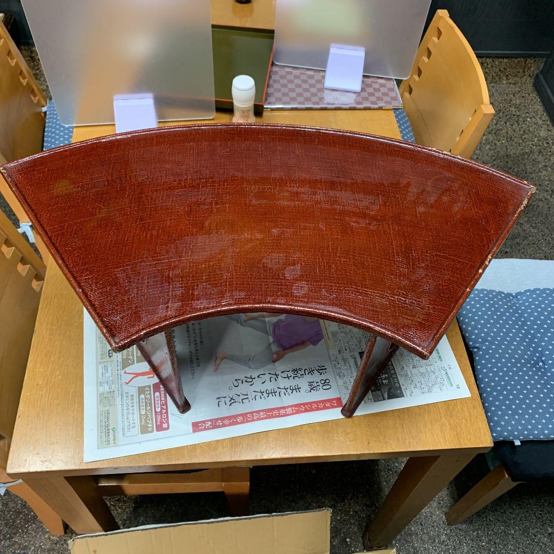 座卓、下地を貼って漆塗りです、