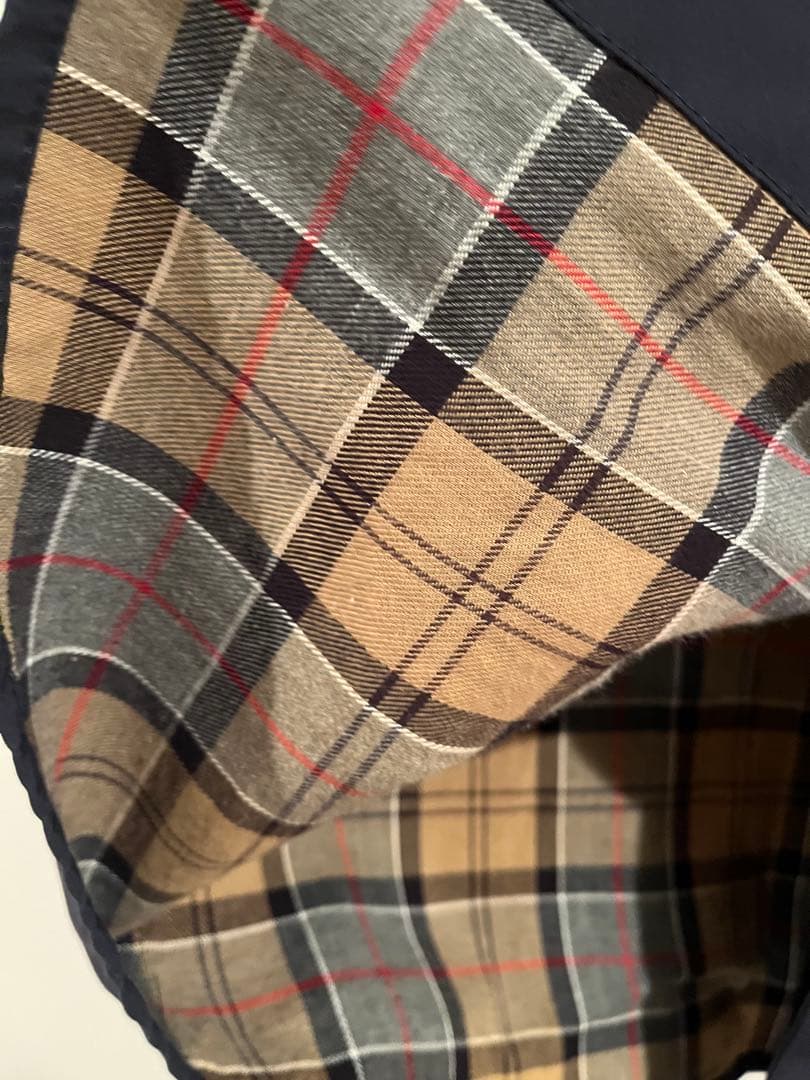 大幅値下げ ブルガリア製 バブアー ノンオイル トレンチコート ネイビー 34