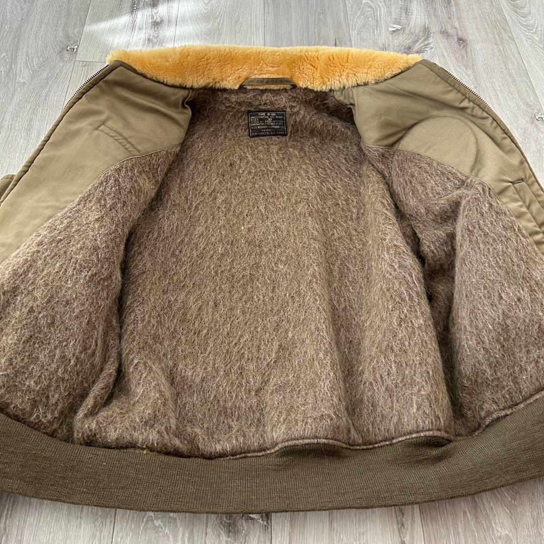 BUZZ RICKSON B-10 B10 フライトジャケット カーキ ボア38