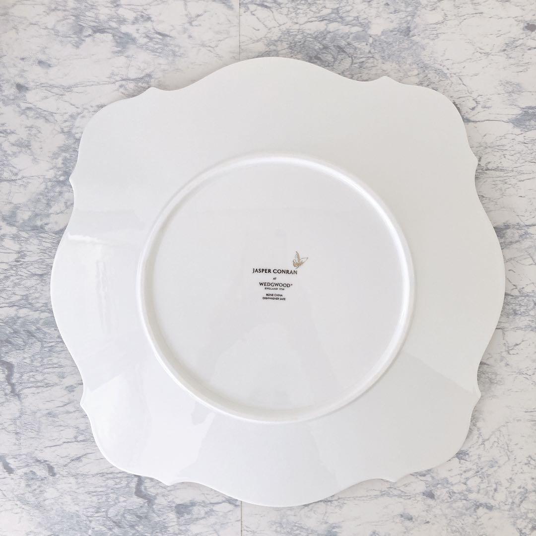 【未使用】 ジャスパーコンラン バロックプラチナ プレート 大皿