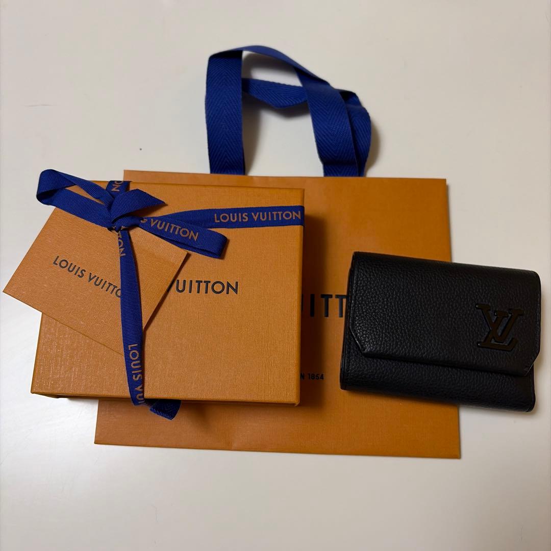 [箱/袋付] ヴィトン アエログラム パイロット 財布 コンパクト　三つ折り