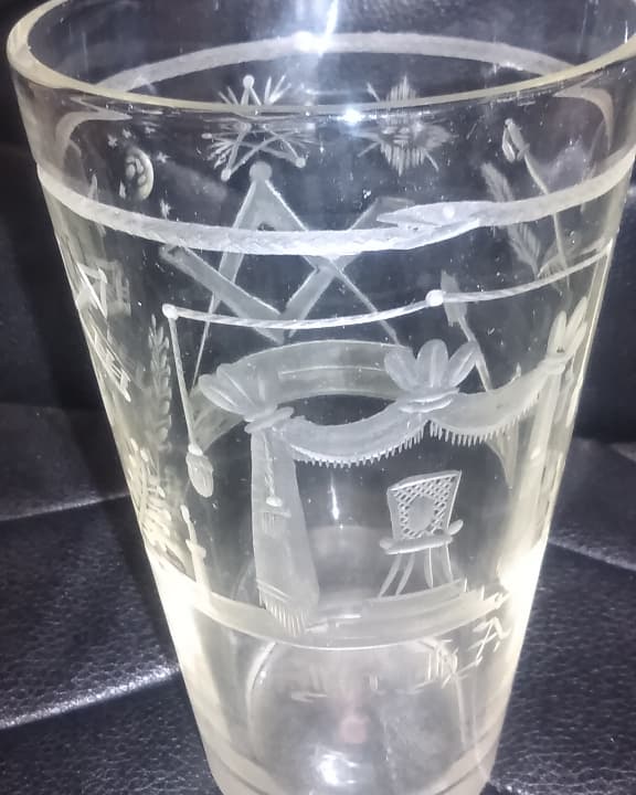 約100年前のフリーメイソンのタンブラー＆Buffaloの純銀メダル