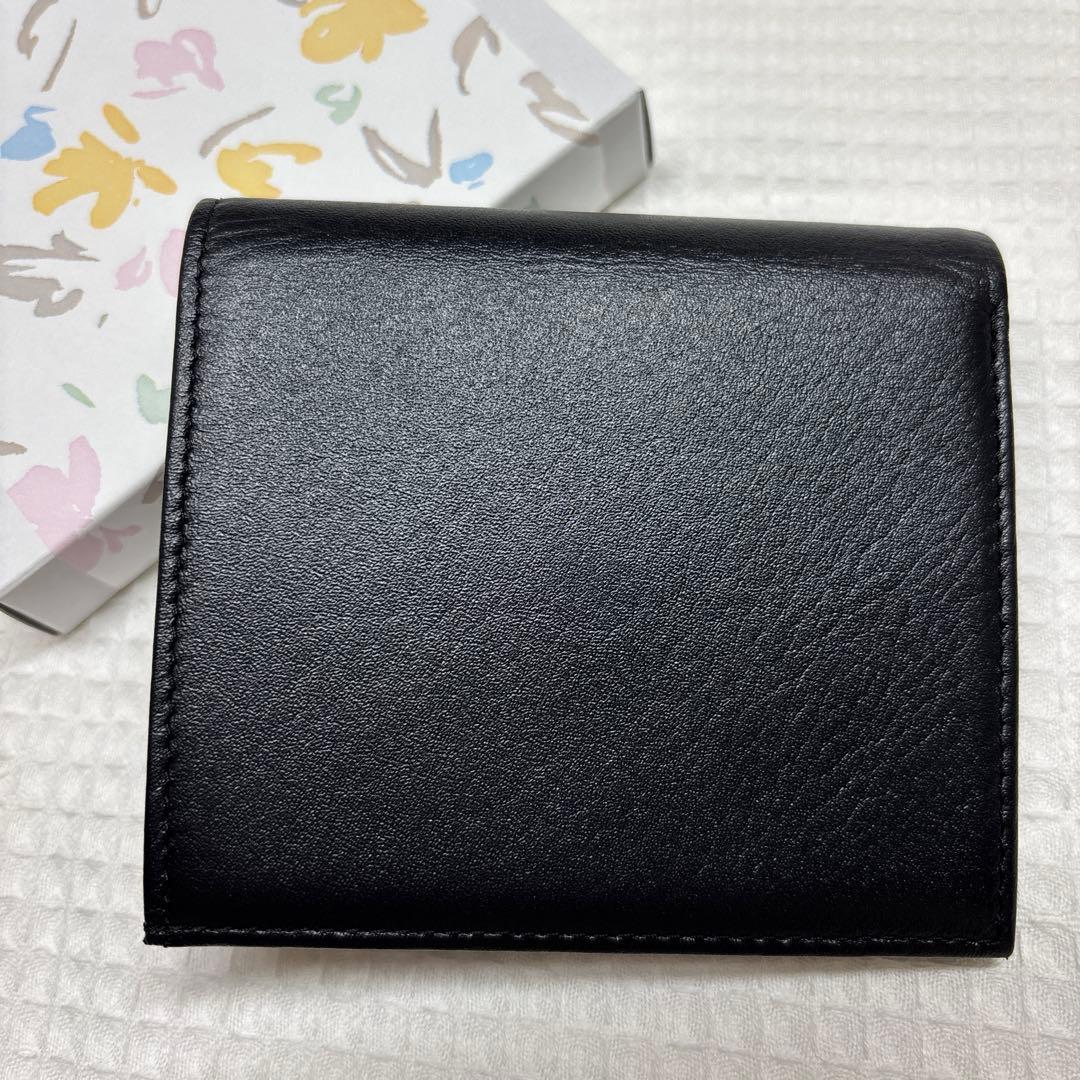 【即日発送】皇居限定 特製二つ折り財布　ブラック　黒　本革