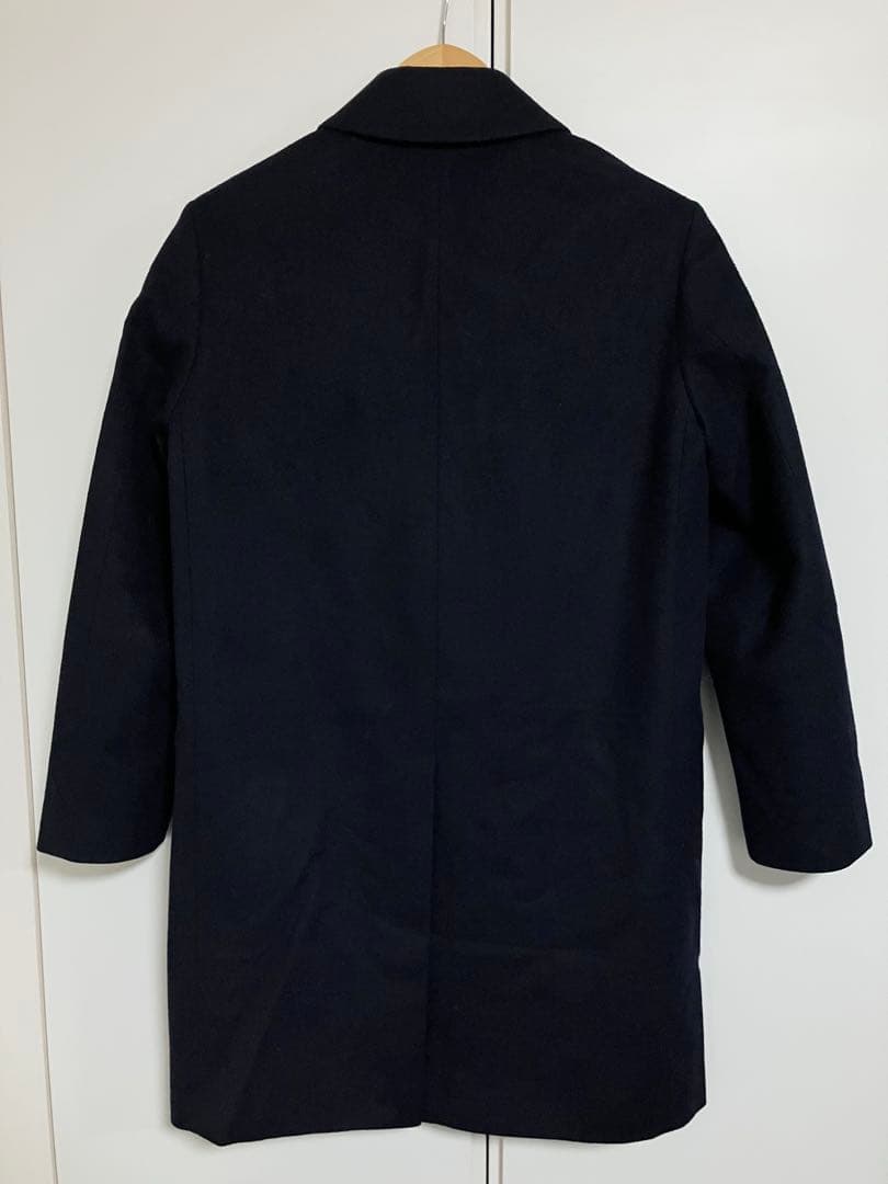 MACKINTOSH PHILOSOPHYのカシミヤ混ステンカラーコート　紺