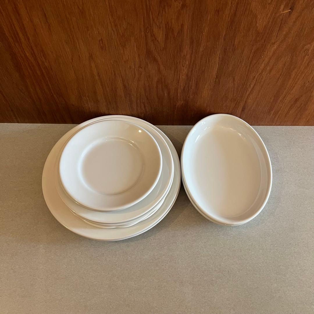 Saturnia IKEA ホワイト食器セット 10点
