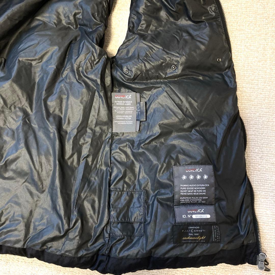 美品❣️DUVETICA　デュベティカ　フェベドゥエ　 ダウンベスト　黒　ウール