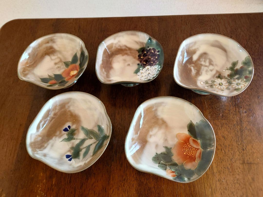 京焼 陶あん　脚付き皿セット