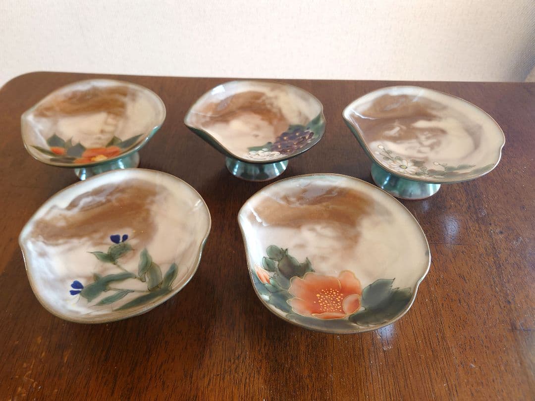 京焼 陶あん　脚付き皿セット