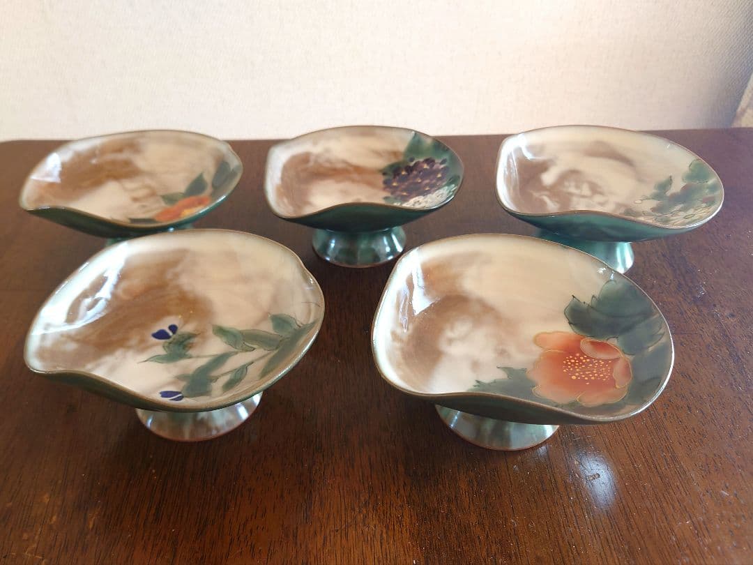 京焼 陶あん　脚付き皿セット