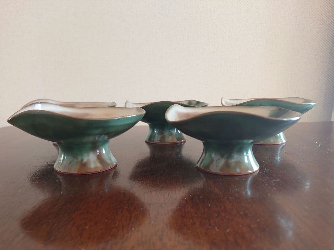 京焼 陶あん　脚付き皿セット