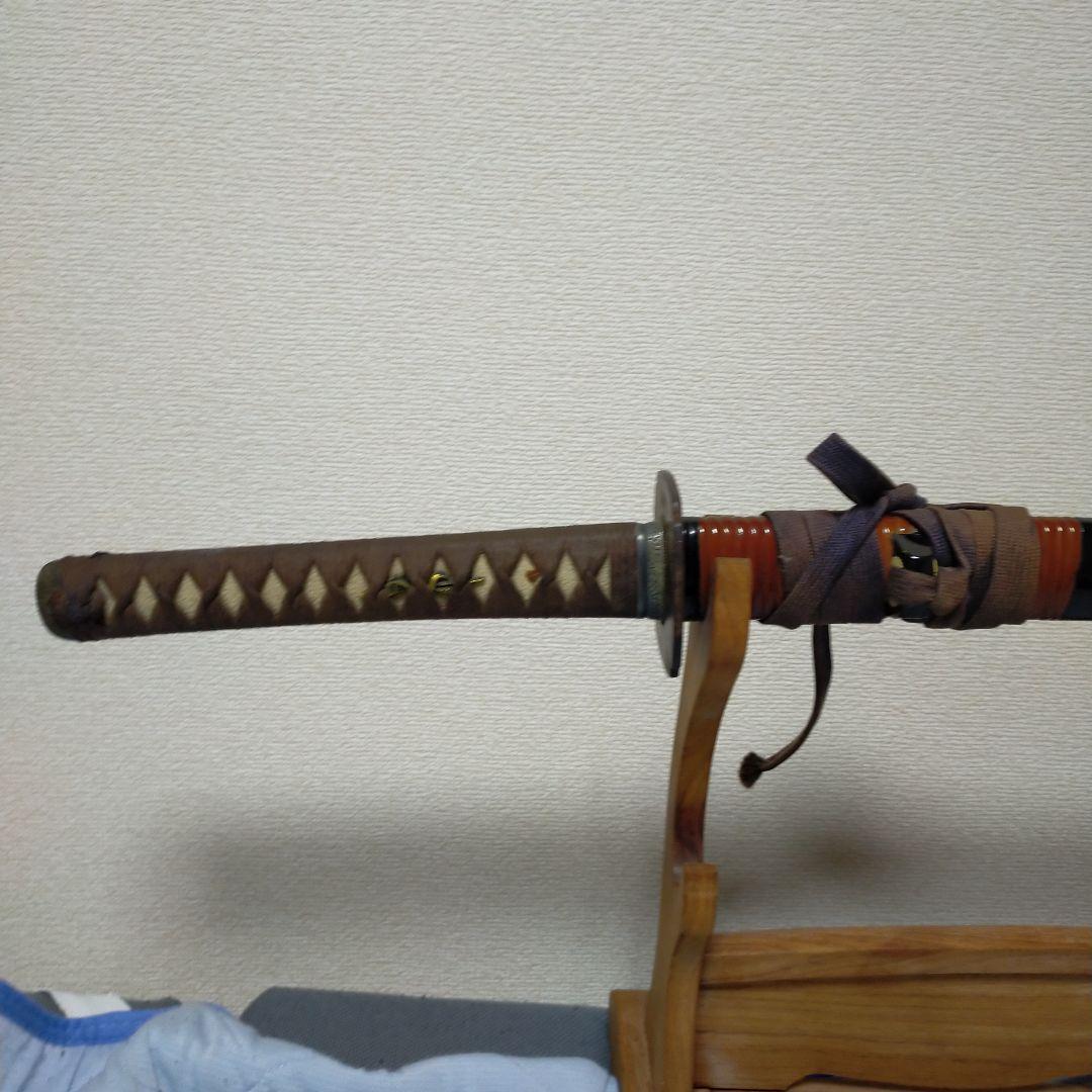 居合刀　模造刀　日本刀　刀剣　同田貫　正国　鉄鍔　樋入り刀身　藤巻鞘　鮫皮 打刀