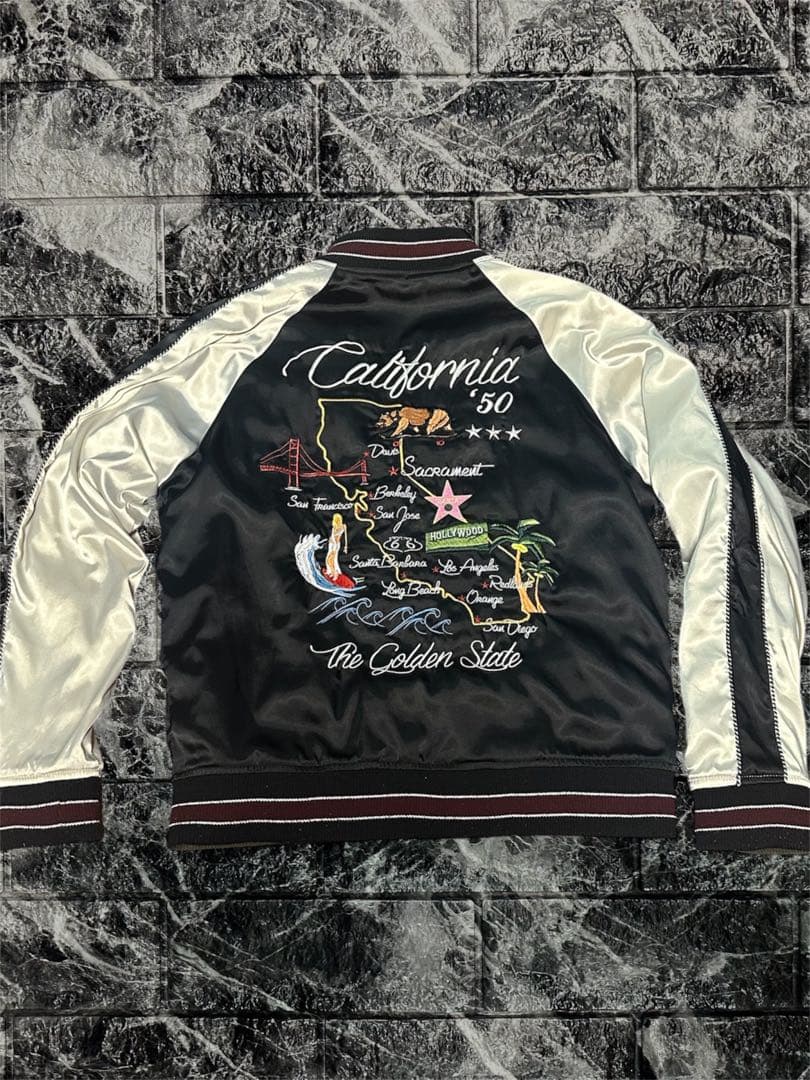 JACKROSE リバーシブル スカジャン カリフォルニア刺繍 サイズ4