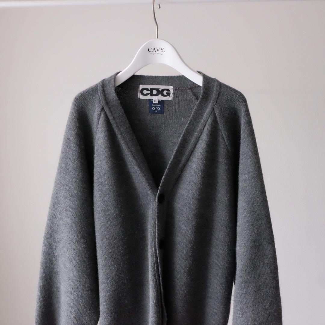 美品 CDG COMME des GARCON ニットカーディガン XL グレー