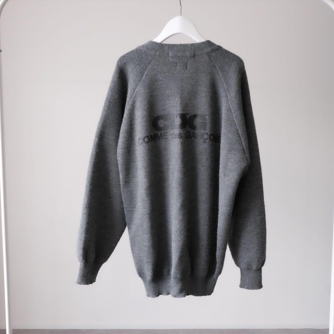美品 CDG COMME des GARCON ニットカーディガン XL グレー